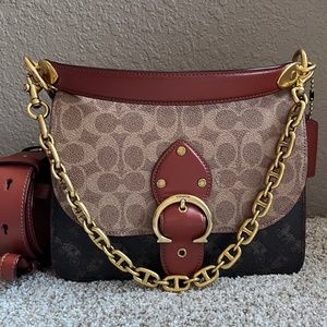Coach Beat Shoulder Bag in Signature Canvas